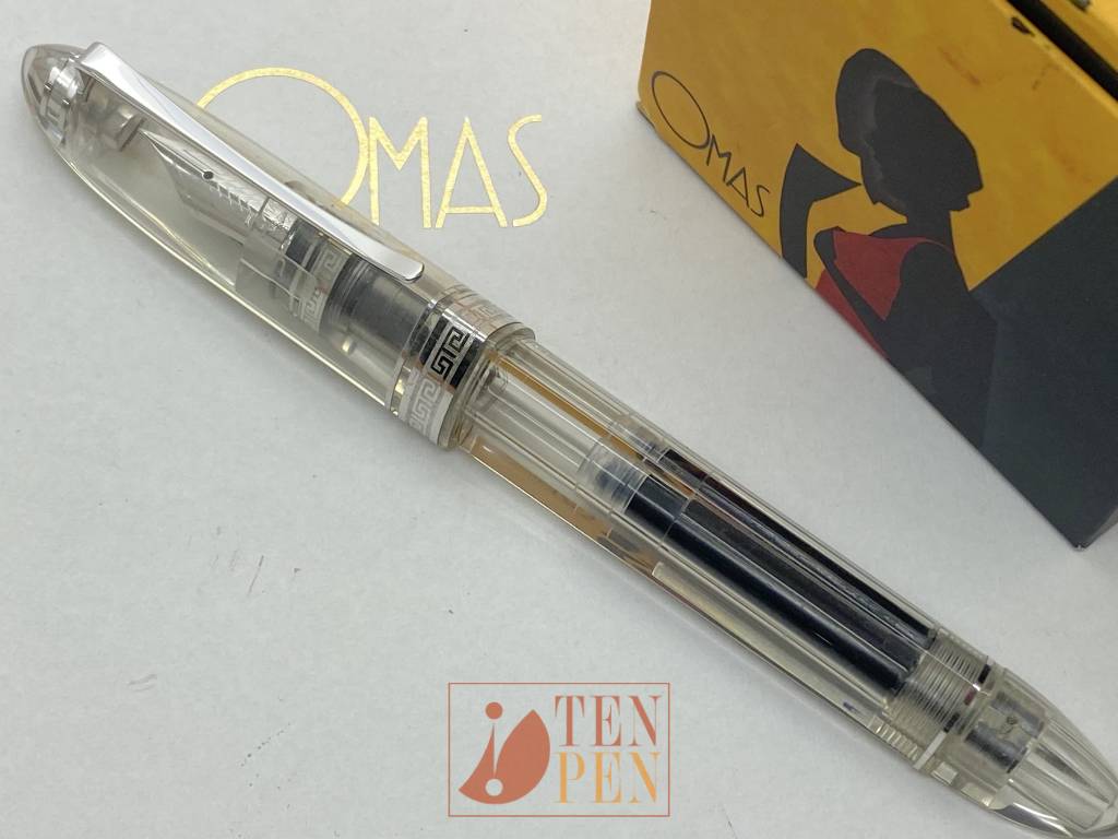 Stylo Roller OMAS 360 Vision Demonstrator Transparent - Modèle Rare MX51, Occasion Excellent état