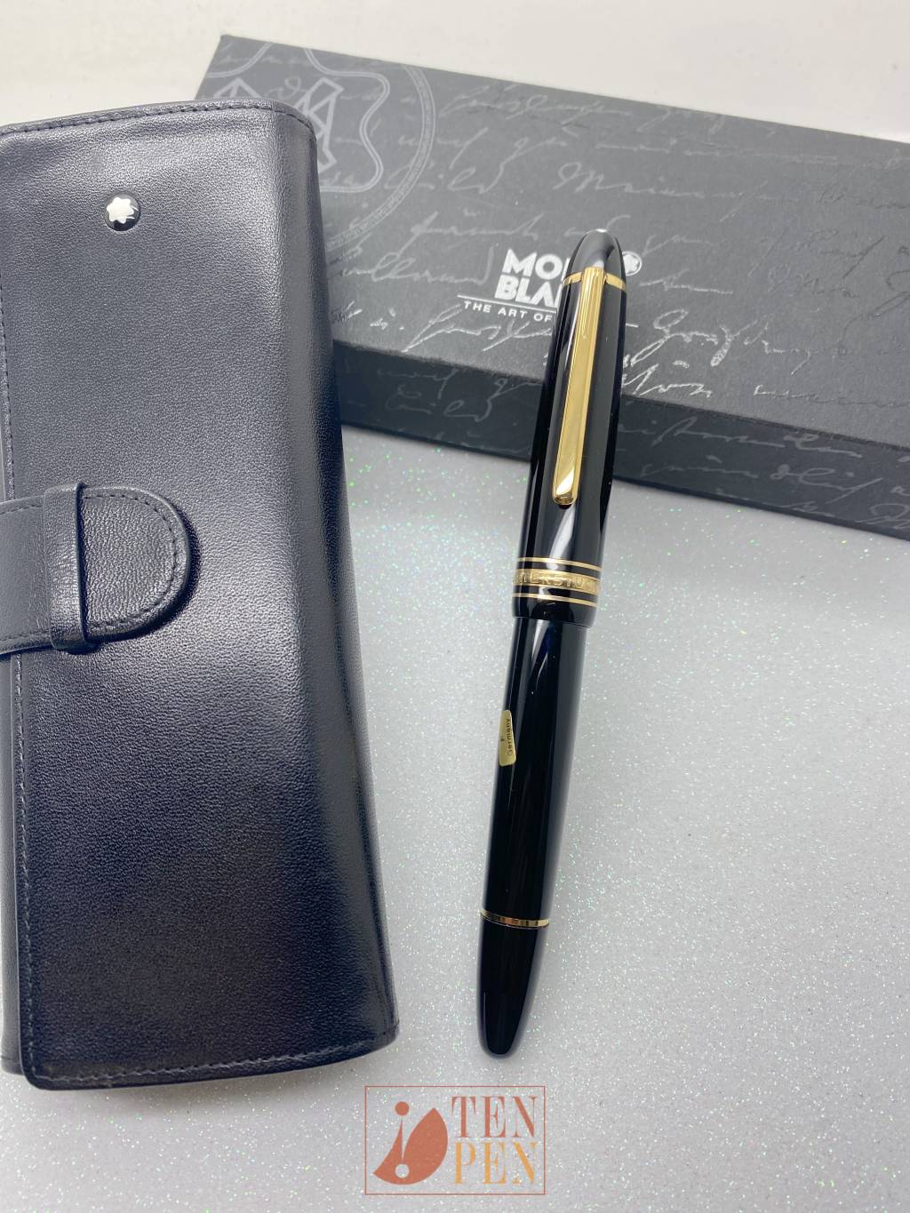 MONTBLANC 147 TRAVELLER unused with leather case Tenpen By Letizia Iacopini