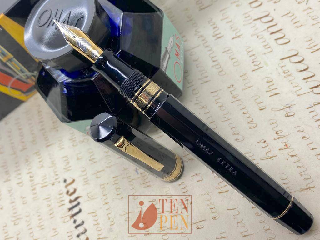 【非常に希少・未使用】オマス サフラン パラゴン エクストラフレックス OMAS Paragon Saffron Extra Flex 14K