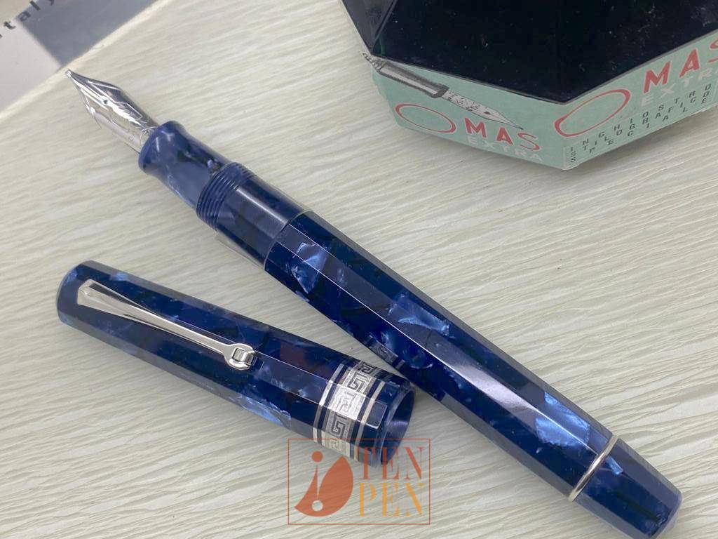 OMAS Emotica Blue 助け出し titanium FP