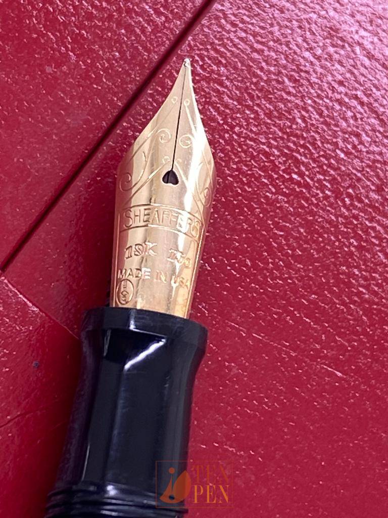Stylo Plume Vintage SHEAFFER "Nostalgia" - Plume Or 18 Carats EF, État à Restaurer (Voir Description)