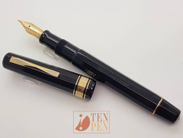 OMAS オマス 万年筆 Gentlemen 吸入式 K14 585刻印ニブ OMAS GENTLEMEN 